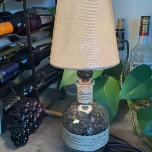 Blanton Bourbon bottle table lamp